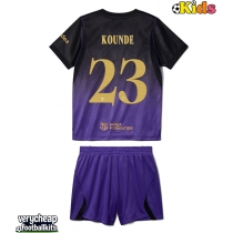 Barcelona Jules Kounde #23 Replica Away Minikit 2026-27 Short Sleeve (+ pants)